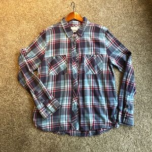 PLAID BUTTON UP SHIRT